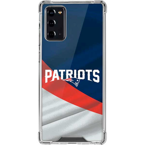 NFL New England Patriots Galaxy Note20 5G Clear Case