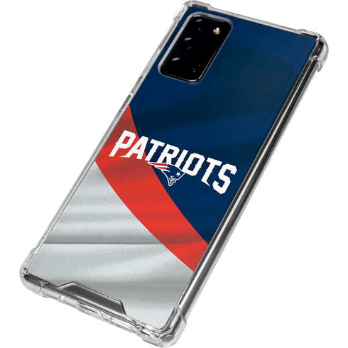 NFL New England Patriots Galaxy Note20 5G Clear Case