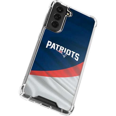 NFL New England Patriots Galaxy S22 Plus Clear Case