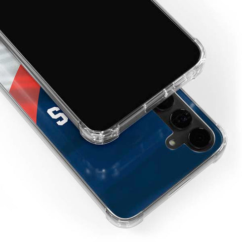 NFL New England Patriots Galaxy S24 Plus Clear Case