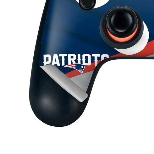 NFL New England Patriots Google Stadia Controller Skin