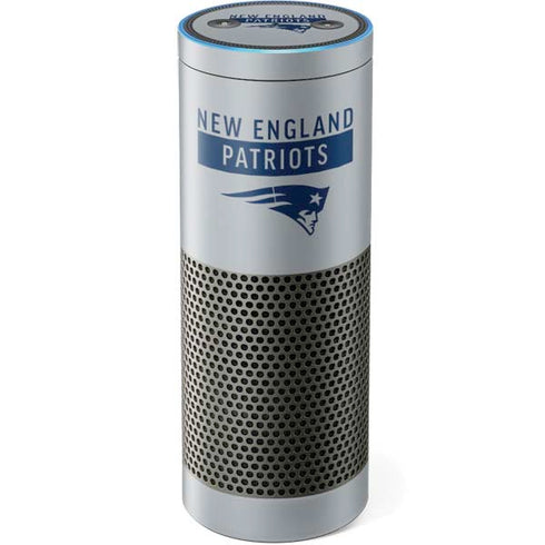 NFL New England Patriots Grey Performance Series Amazon Echo Skin