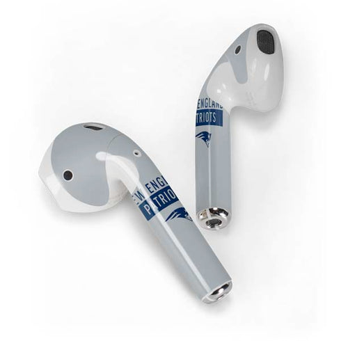 NFL New England Patriots Grey Performance Series Apple AirPods Skin