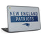 NFL New England Patriots Grey Performance Series HP Chromebook Skin