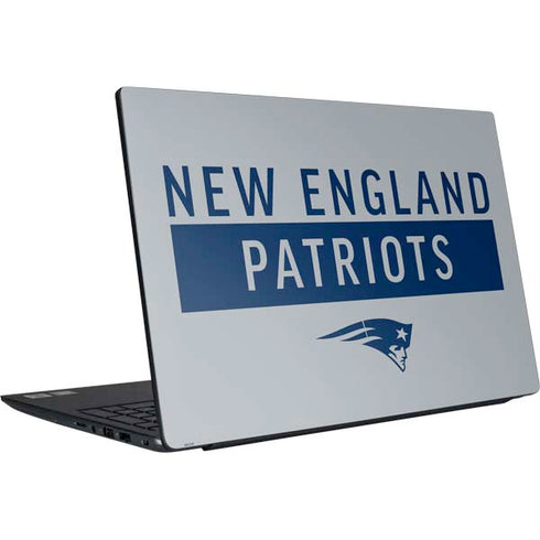 NFL New England Patriots Grey Performance Series Dell Vostro Skin