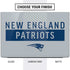 NFL New England Patriots Grey Performance Series Dell Vostro Skin