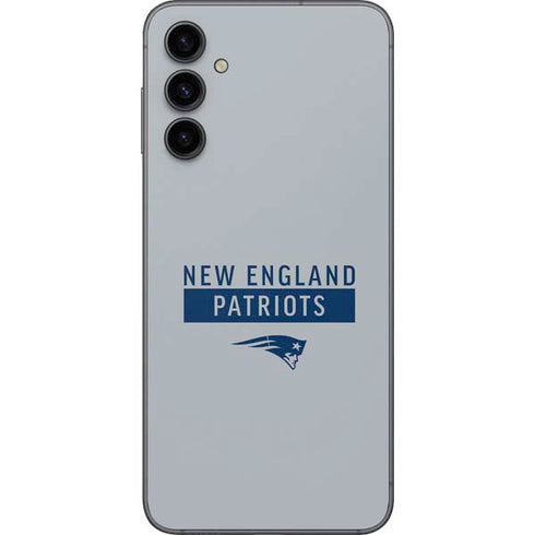 NFL New England Patriots Grey Performance Series Galaxy A14 5G Skin