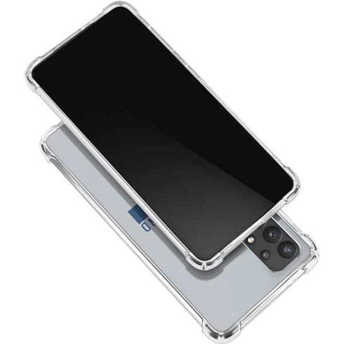 NFL New England Patriots Grey Performance Series Galaxy A32 5G Clear Case