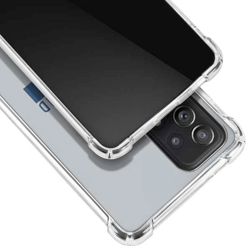 NFL New England Patriots Grey Performance Series Galaxy A52 5G Clear Case