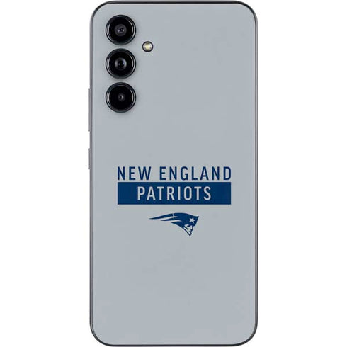 NFL New England Patriots Grey Performance Series Galaxy A54 5G Skin
