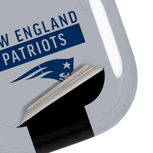 NFL New England Patriots Grey Performance Series Galaxy Buds Pro Skin