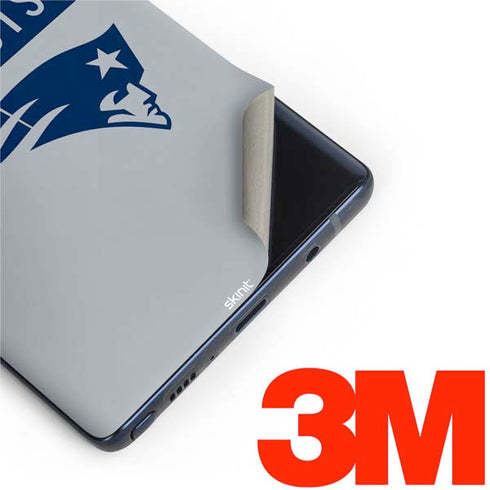 NFL New England Patriots Grey Performance Series Galaxy Note 9 Skin