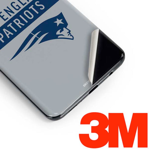 NFL New England Patriots Grey Performance Series Galaxy S10 Skin