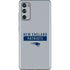 NFL New England Patriots Grey Performance Series Galaxy S20 Fan Edition Skin