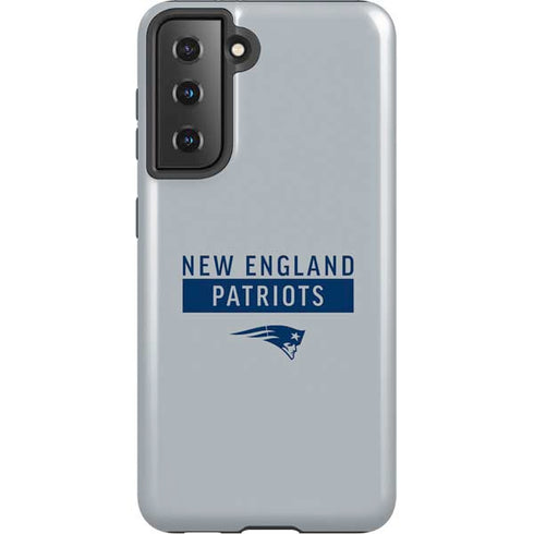 NFL New England Patriots Grey Performance Series Galaxy S21 5G Pro Case