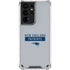 NFL New England Patriots Grey Performance Series Galaxy S21 Ultra 5G Clear Case