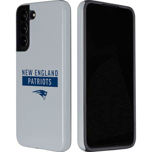 NFL New England Patriots Grey Performance Series Galaxy S22 Plus Pro Case