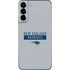 NFL New England Patriots Grey Performance Series Galaxy S22 Plus Skin