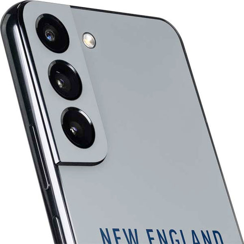 NFL New England Patriots Grey Performance Series Galaxy S22 Plus Skin