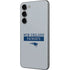 NFL New England Patriots Grey Performance Series Galaxy S23 Plus Skin