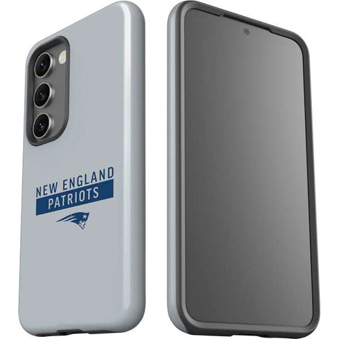 NFL New England Patriots Grey Performance Series Galaxy S23 Pro Case
