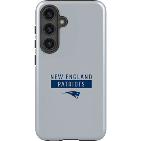 NFL New England Patriots Grey Performance Series Galaxy S24 Plus Impact Case