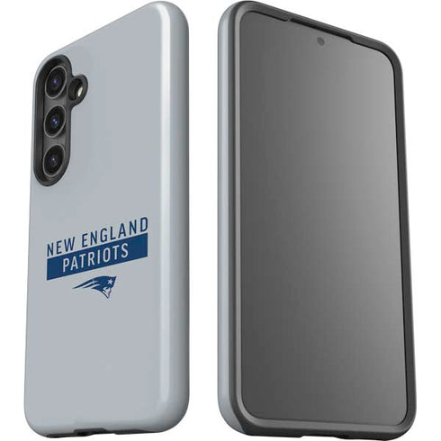 NFL New England Patriots Grey Performance Series Galaxy S24 Plus Impact Case