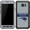 NFL New England Patriots Grey Performance Series Galaxy S7 Active Skin