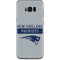 NFL New England Patriots Grey Performance Series Galaxy S8 Plus Skin