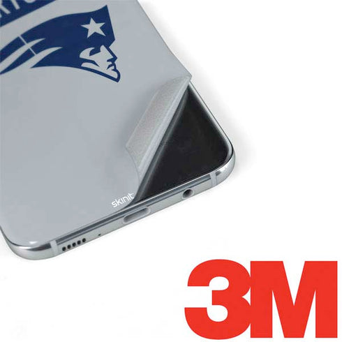 NFL New England Patriots Grey Performance Series Galaxy S8 Skin