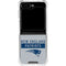 NFL New England Patriots Grey Performance Series Galaxy Z Flip5 5G Clear Case