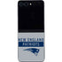 NFL New England Patriots Grey Performance Series Galaxy Z Flip5 5G Skin