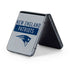 NFL New England Patriots Grey Performance Series Galaxy Z Flip5 5G Skin