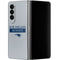 NFL New England Patriots Grey Performance Series Galaxy Z Fold4 5G Skin