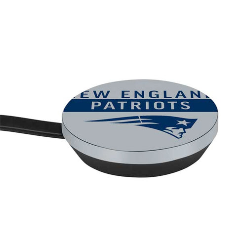 NFL New England Patriots Grey Performance Series Google Stadia Controller Skin