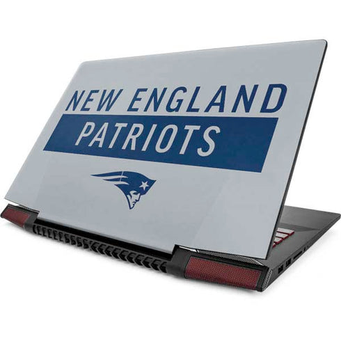 NFL New England Patriots Grey Performance Series Lenovo IdeaPad Skin