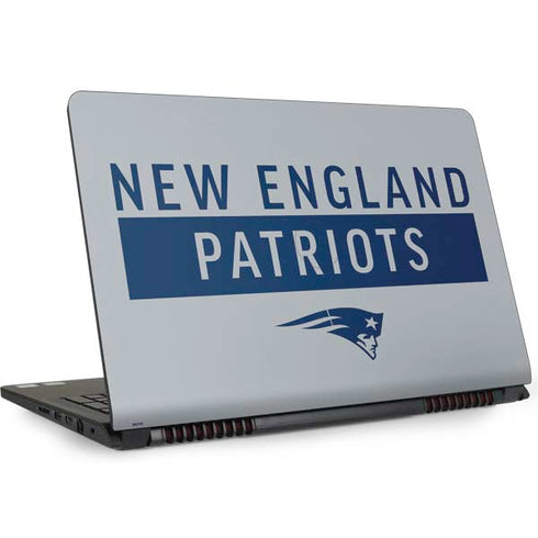 NFL New England Patriots Grey Performance Series Dell Inspiron Skin