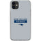 NFL New England Patriots Grey Performance Series iPhone 11 Clear Case