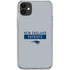 NFL New England Patriots Grey Performance Series iPhone 11 Clear Case