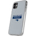 NFL New England Patriots Grey Performance Series iPhone 11 Clear Case
