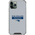 NFL New England Patriots Grey Performance Series iPhone 11 Pro Max Clear Case