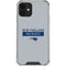 NFL New England Patriots Grey Performance Series iPhone 12 Clear Case