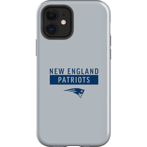 NFL New England Patriots Grey Performance Series iPhone 12 Impact Case