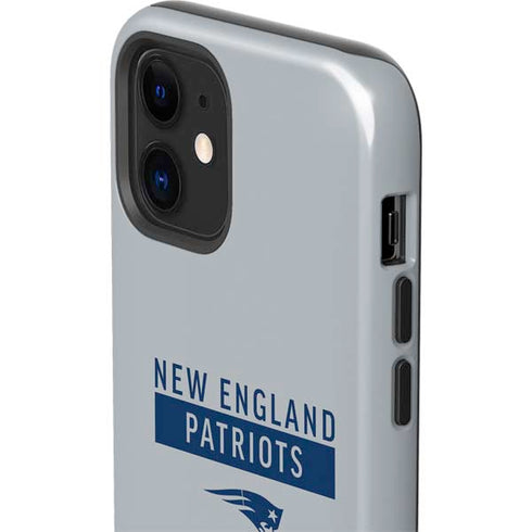 NFL New England Patriots Grey Performance Series iPhone 12 Impact Case