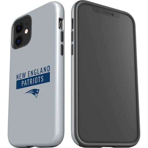 NFL New England Patriots Grey Performance Series iPhone 12 Impact Case