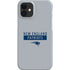 NFL New England Patriots Grey Performance Series iPhone 12 Mini Lite Case