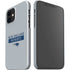 NFL New England Patriots Grey Performance Series iPhone 12 Mini Lite Case
