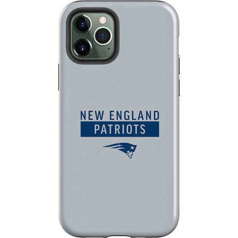 NFL New England Patriots Grey Performance Series iPhone 12 Pro Impact Case