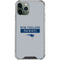 NFL New England Patriots Grey Performance Series iPhone 12 Pro Max Clear Case