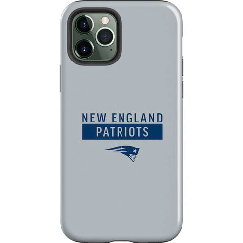 NFL New England Patriots Grey Performance Series iPhone 12 Pro Max Impact Case